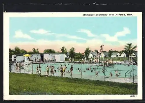 AK Midland, MI, Municipal Swimming Pool