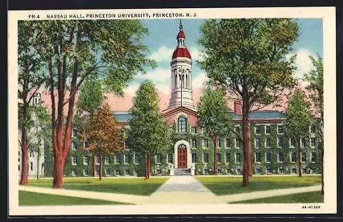 AK Princeton, NJ, Nassau Hall, Princeton University