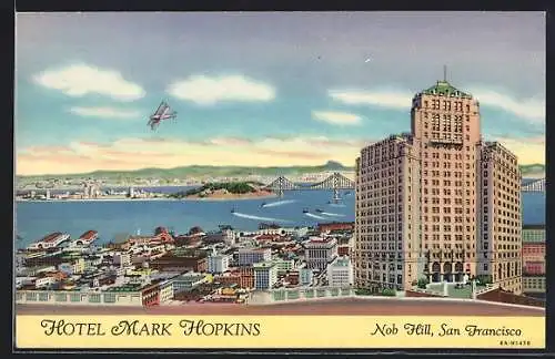 AK San Francisco, CA, Hotel Mark Hopkins atop Nob Hill