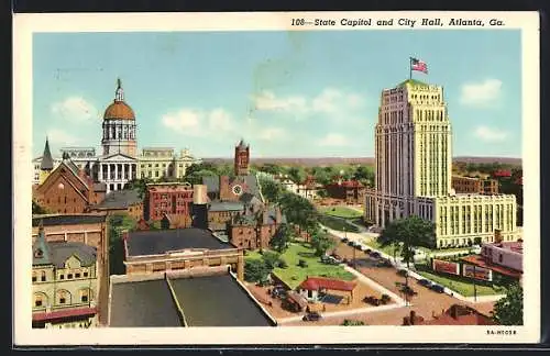 AK Atlanta, GA, State Capitol and City Hall