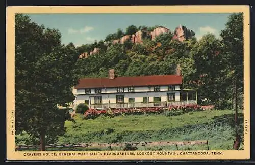 AK Chattanooga, TN, Cravens House, General Walthall`s Headquarters, Lookout Mountain