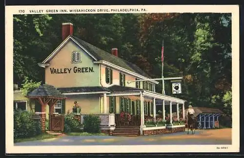 AK Philadelphia, PA, Valley Green Inn, Wissahickon Drive