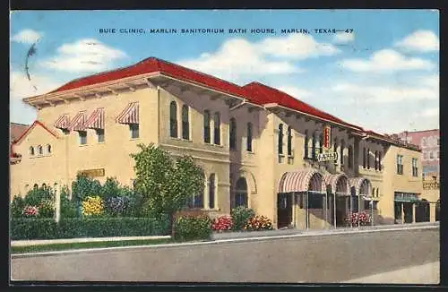 AK Marlin, TX, Buie Clinic, Marlin Sanatorium Bath House