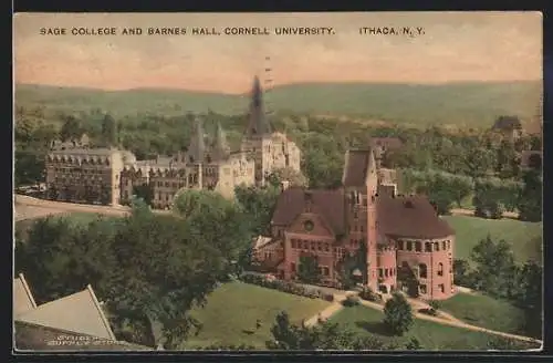 AK Ithaca, NY, Sage College and Barnes Hall, Cornell University