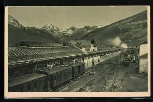 AK Selztal, Bahnhof mit Bahnsteig