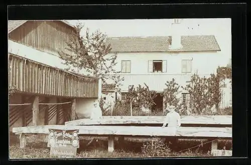 AK Bad Leonfelden, Wachsbleiche von Franz Kastner