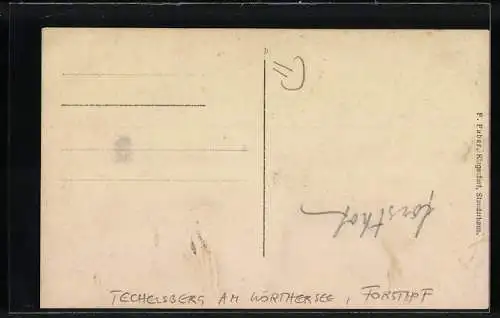 AK Techelsberg am Wörthersee, Partie am Forsthof