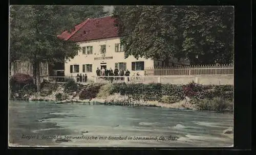 AK Hartkirchen /O.-Oe., Steinwänd, Gasthaus Ziegler