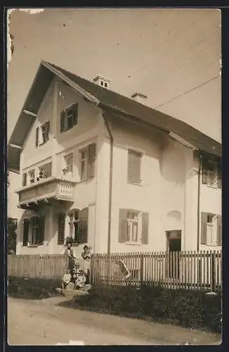 Foto-AK Kempten /Bayern, Wohnhaus Duracher Strasse