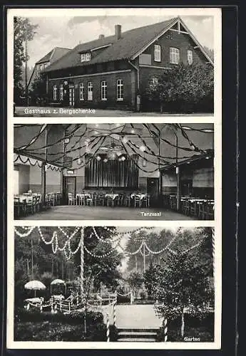 AK Kellenberg, Gasthaus z. Bergschenke, Tanzsaal, Garten