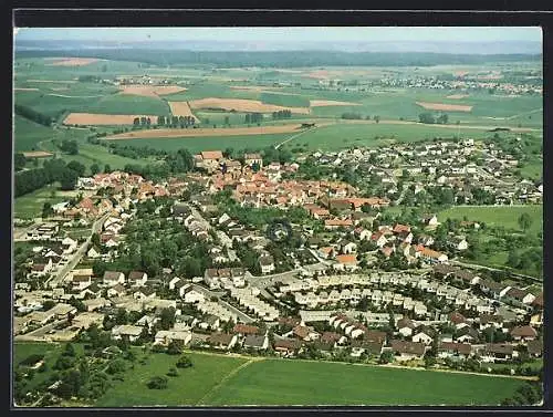 AK Neuberg-Rüdigheim /Hessen, Ortsansicht aus der Vogelschau