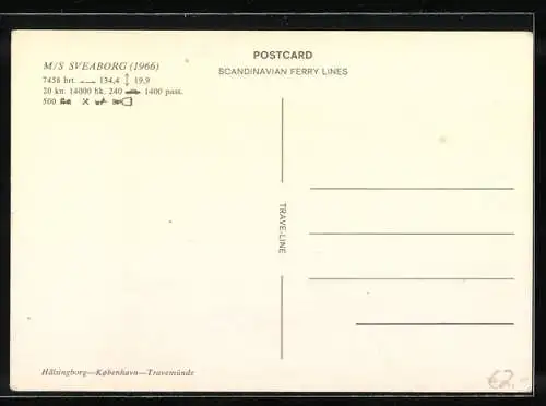 AK Passagierschiff MS Sveaborg, Fliegeraufnahme