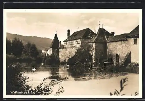 AK Weissenburg / Bayern, Seeweiher