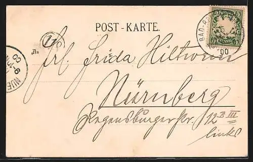 AK Bad Reichenhall, Teilansicht mit Bergpanorama