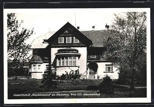 AK Wien-Stammersdorf, Jagdschloss Magdalenenhof