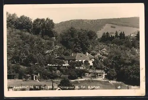 AK Ober-St. Veit, Auerhütte, Adolfstorgasse 26