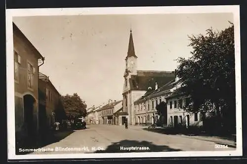 AK Blindenmarkt /Mostviertel, Hauptstrasse