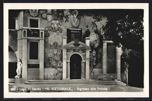 AK Gardone /Lago di Garda, Il Vittoriale, Ingresso alla Prioria