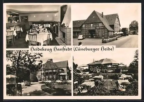 AK Hanstedt / Nordheide, Gast- und Pensionshaus Heidekrug, Inh. Bernh. Dittmer