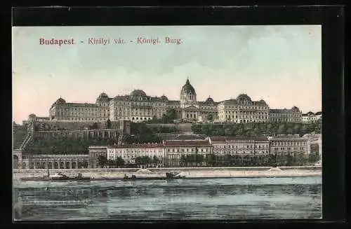 AK Budapest, An der Königl. Burg