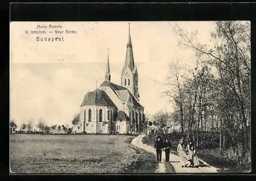 AK Budapest, Maria Remete, Neue Kirche