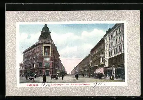 AK Budapest, In der Andrássy-Strasse