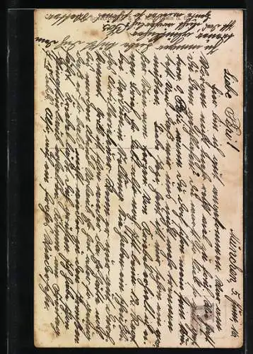 Foto-AK EAS Nr. 1721 /2: Junger Soldat in Uniform verabschiedet sich von seiner Geliebten