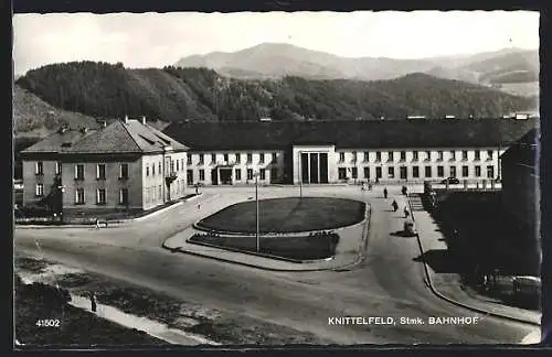 AK Knittelfeld, Blick auf den Bahnhof