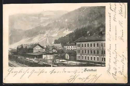 AK Selzthal, Bahnhof mit Kirche