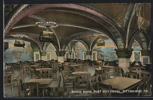 AK Pittsburgh, PA, Fort Pitt Hotel, Norse Room