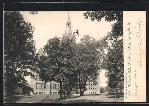 AK Springfield, OH, Recitation Hall, Wittenberg College