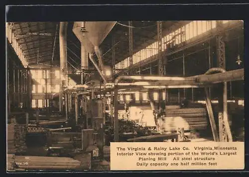 AK Virginia, MN, The Virginia & Rainy Lake Co., Interior View