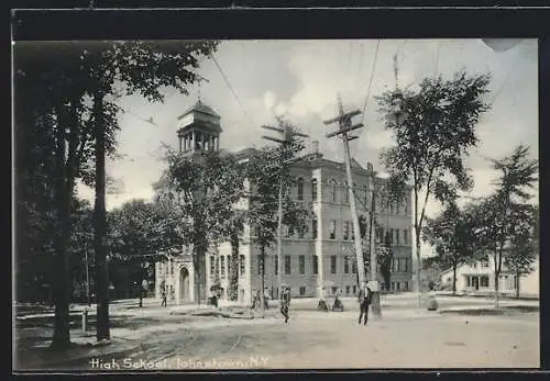 AK Johnstown, NY, View of the High School