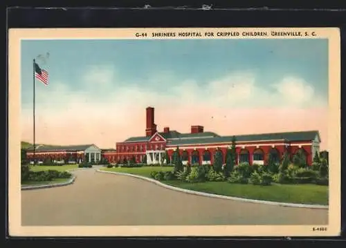 AK Greenville, SC, Shriners Hospital for Crippled Children