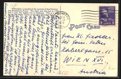 AK Wilmington, DE, Aerial View of a part of the city