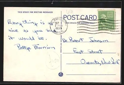 AK Plymouth, Howland House, built in 1667, the oldest house in town