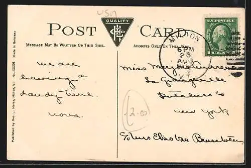 AK Milton, VT, One of the tents at Camp Watson