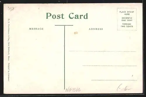 AK Cuttyhunk, MA, Cuttyhunk Light and Gosnold Monument