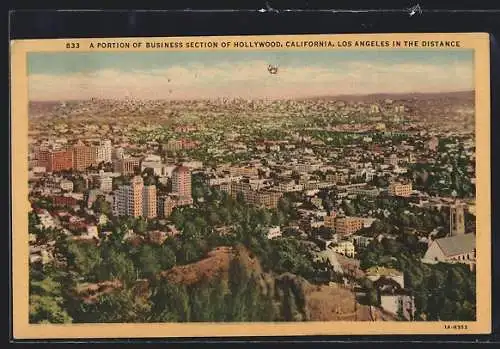 AK Los Angeles, A Portion of Business Section of Hollywood