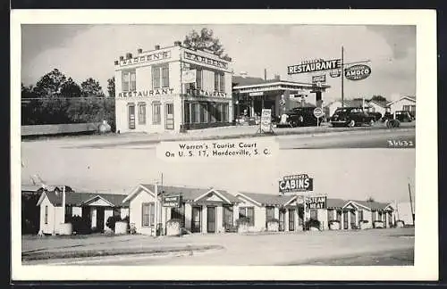 AK Hardeeville, SC, Warren`s Tourist Court, U. S. 17