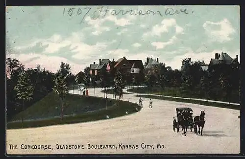 AK Kansas City, MO, The Concourse, Gladstone Boulevard
