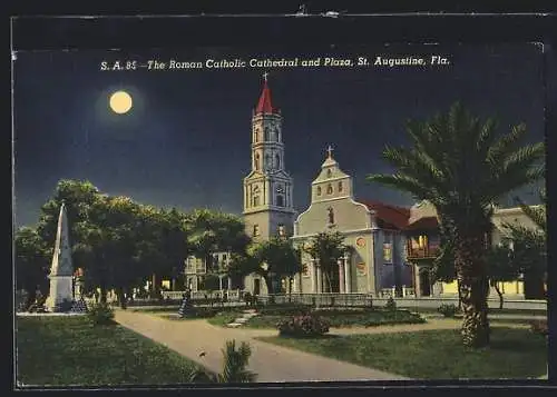 AK St. Augustine, FL, The Roman Catholic Cathedral and Plaza