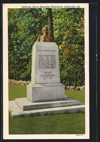 AK Irwinville, GA, Jefferson Davis Memorial Monument