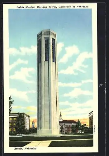AK Lincoln, NE, Ralph Mueller Carillon Tower, University of Nebraska