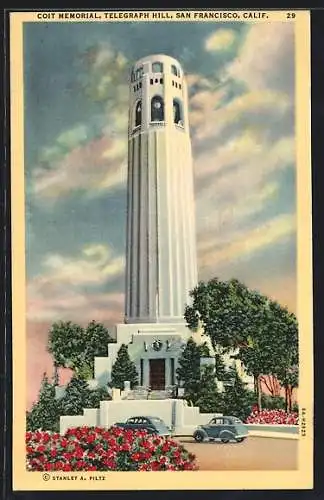 AK San Francisco, CA, Coit Memorial, Telegraph Hill
