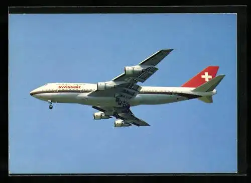 AK Flugzeug Boeing 747-357, Swissair