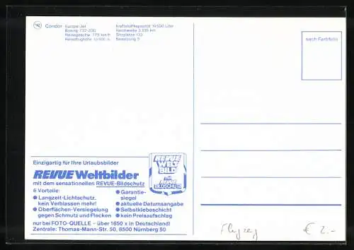 AK Flugzeug der Condor Europa-Jet Boeing 737-230