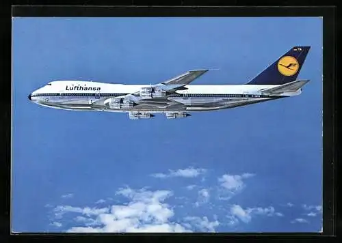 AK Lufthansa, Boeing Jet 747 im Flug