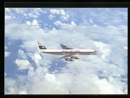 AK Flugzeug DC-8Jet Courier der Japan Air Lines