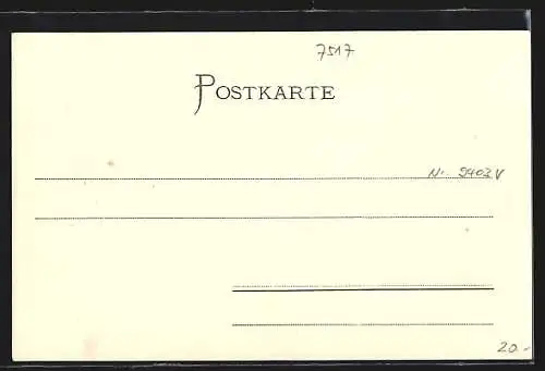 Künstler-AK Eppingen /Baden, Ortsansicht mit Kirche im Jahr 1645, nach Merian
